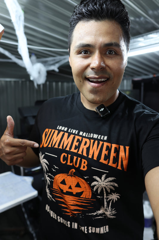Summerween Club Tee – October Souls in the Summer | Long Live Halloween