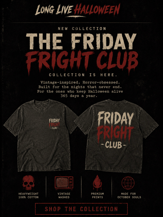 Friday Fright Club Vintage Horror Tee