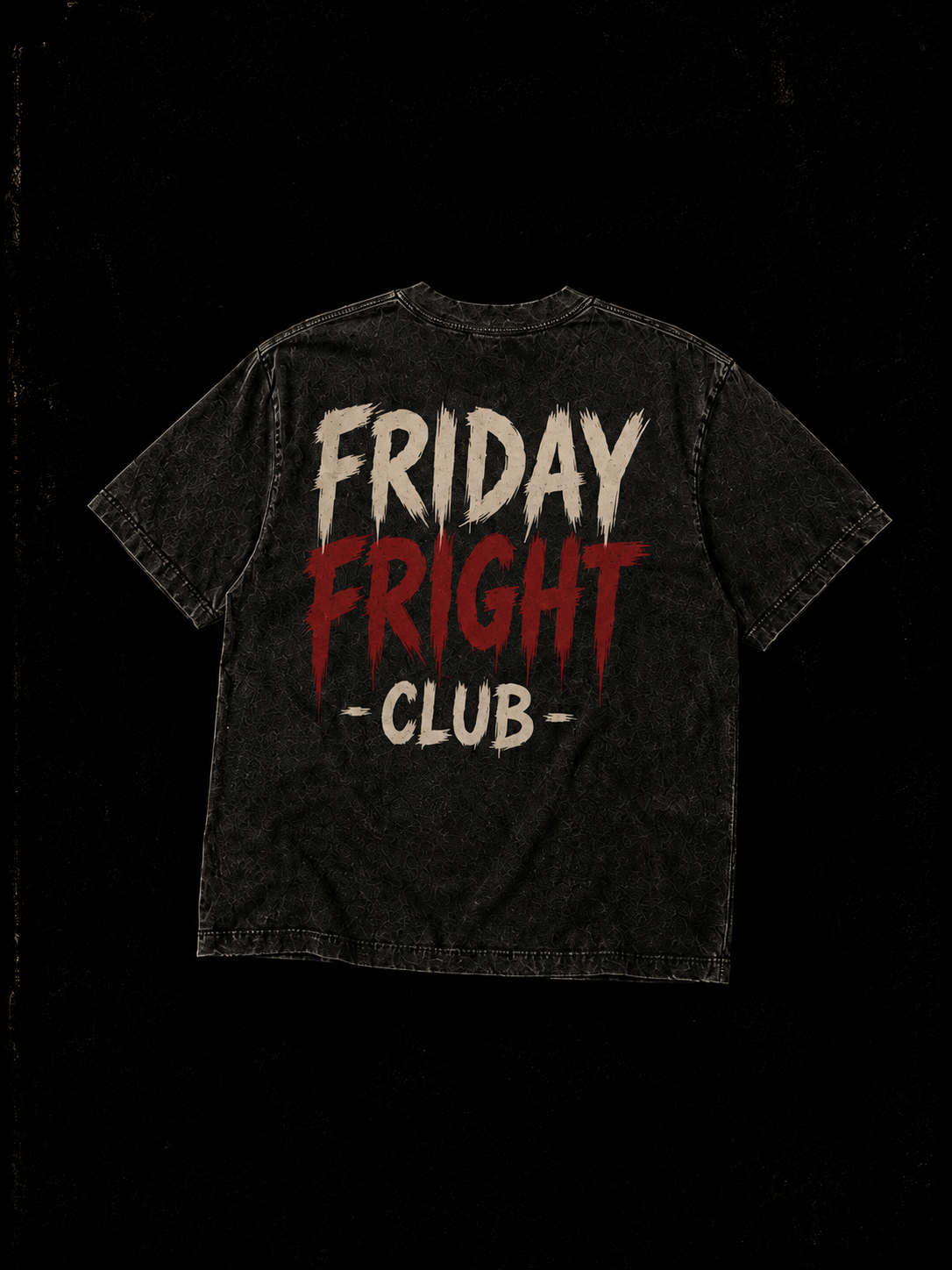 Friday Fright Club Vintage Horror Tee