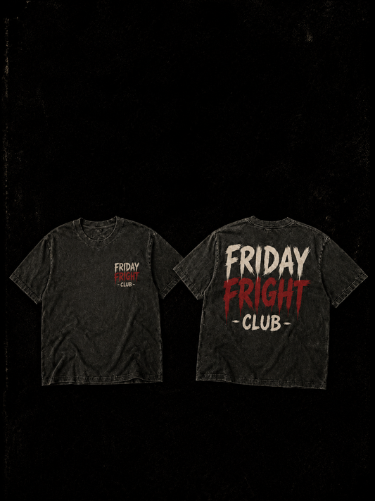 Friday Fright Club Vintage Horror Tee